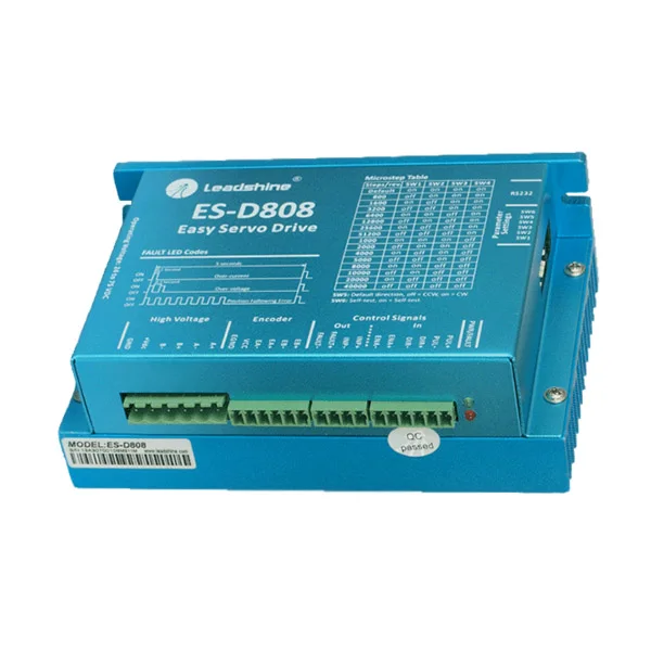 ES-D808 - серводрайвер Leadshine гибридный 2-фазный, 24..80 В, 8.2 А